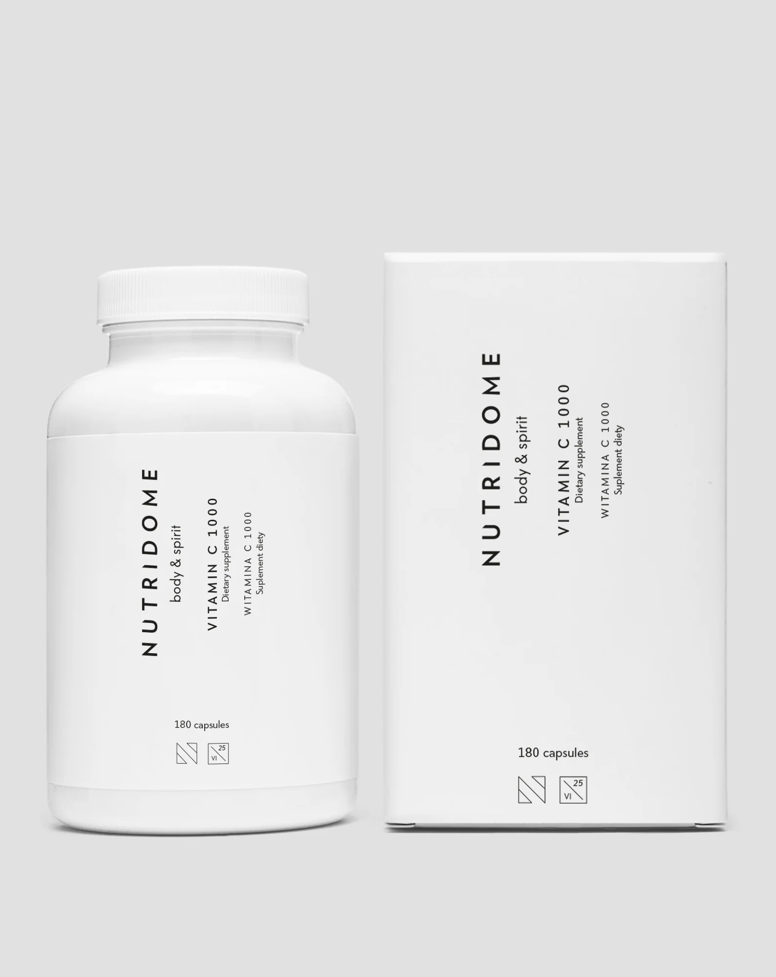 Witamina C 1000 na odporność i syntezę kolagenu Nutridome 180 kapsułek - Image 4