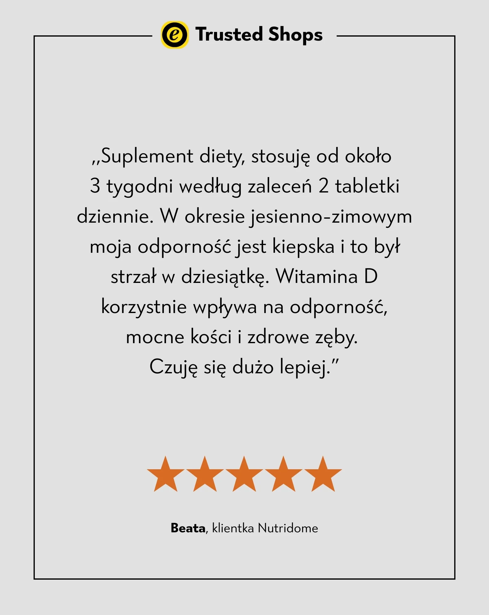 Witamina D3 4000 IU w kapsułkach na odporność, mocne kości i zdrowe zęby Nutridome 60 szt. - Image 6