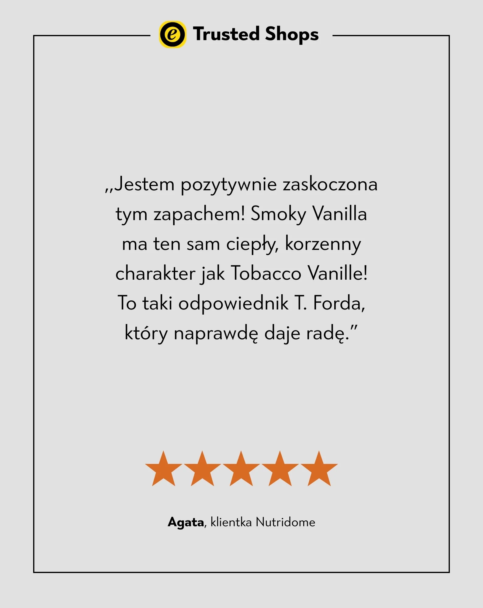 Woda perfumowana Smoky Vanilla Nutridome 50 ml - Image 8
