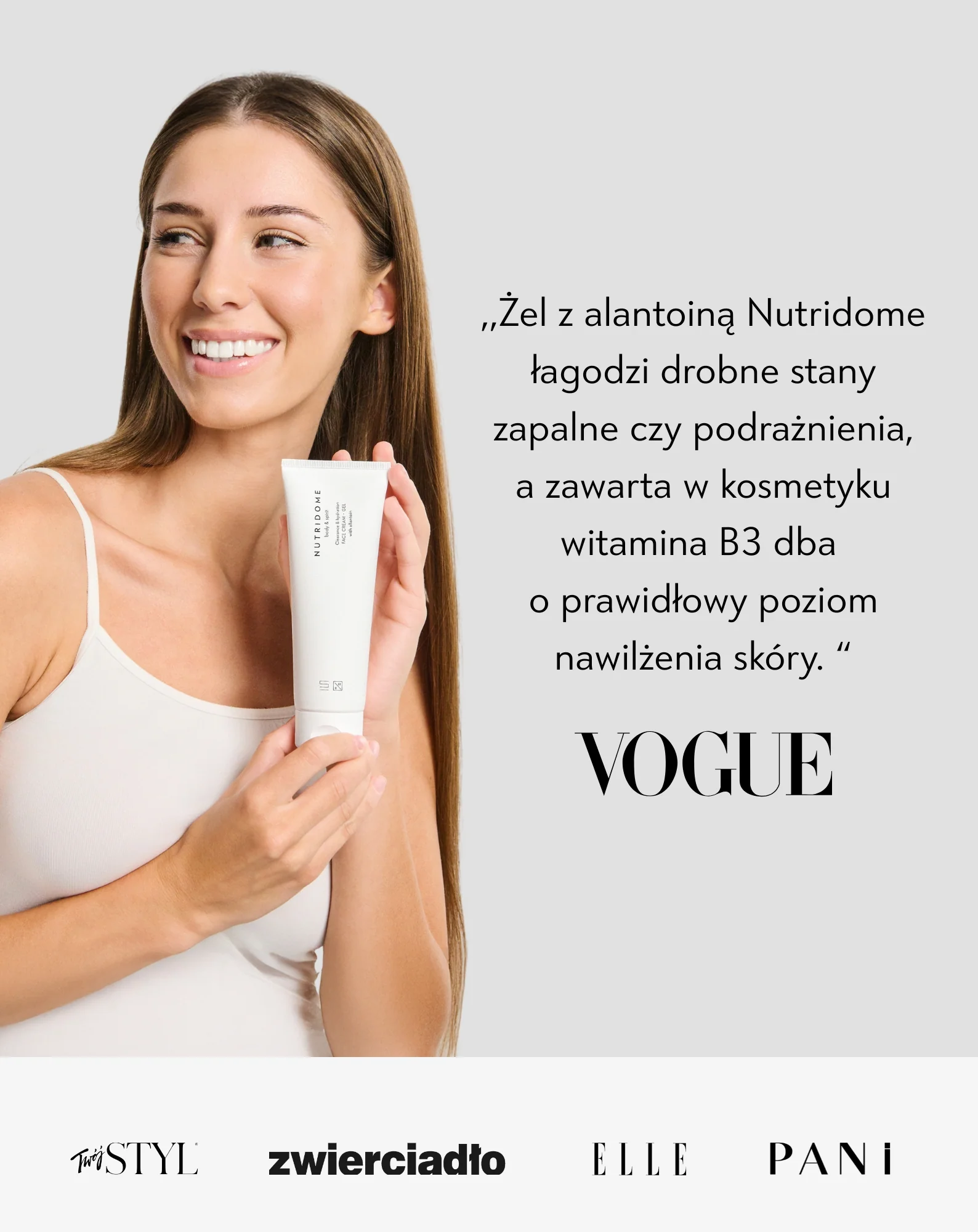 Żel do mycia twarzy oczyszczający i nawilżający z alantoiną Nutridome - Image 5