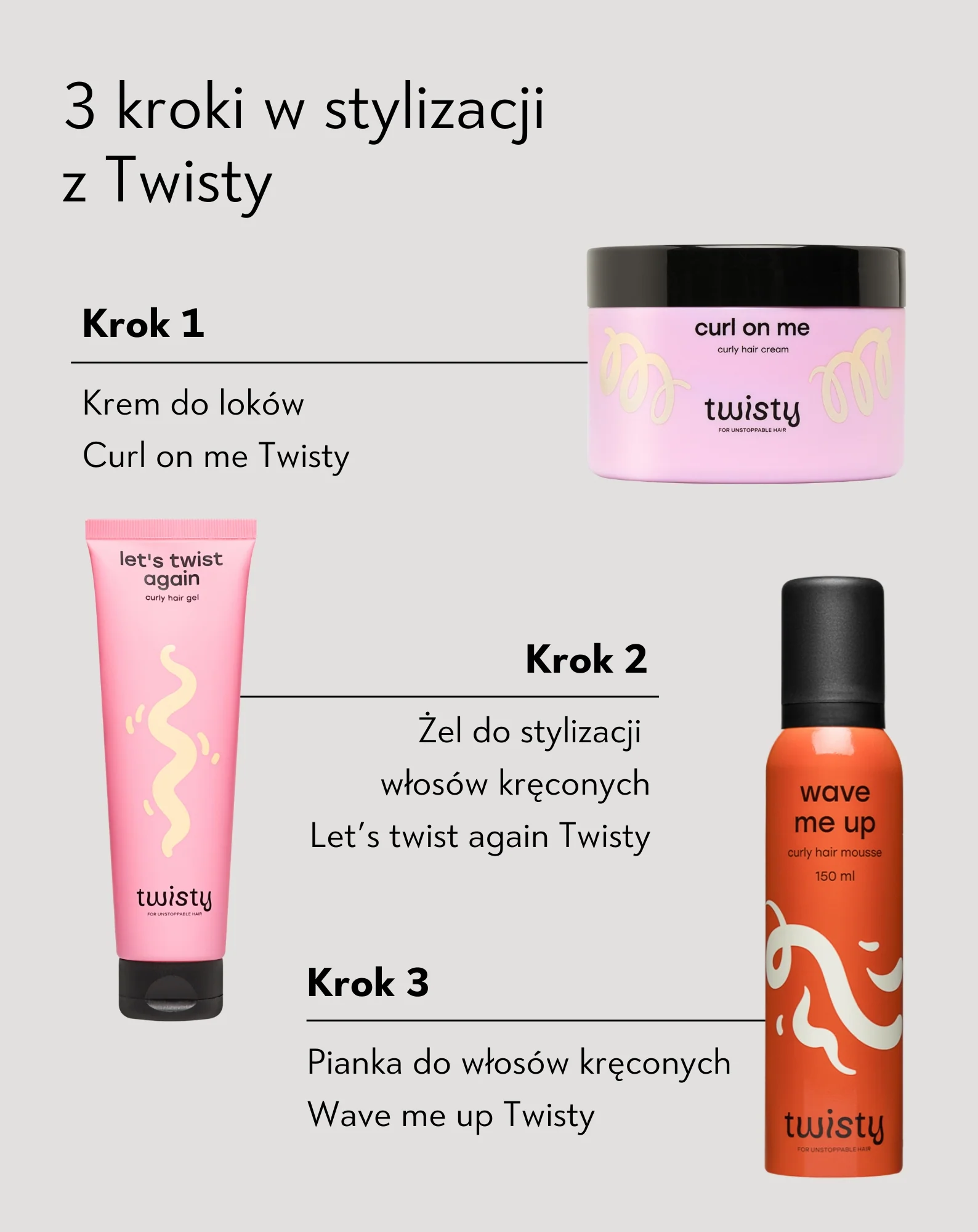 Żel do stylizacji włosów kręconych nawilżający i zmiękczający bez obciążania Twisty - Image 6
