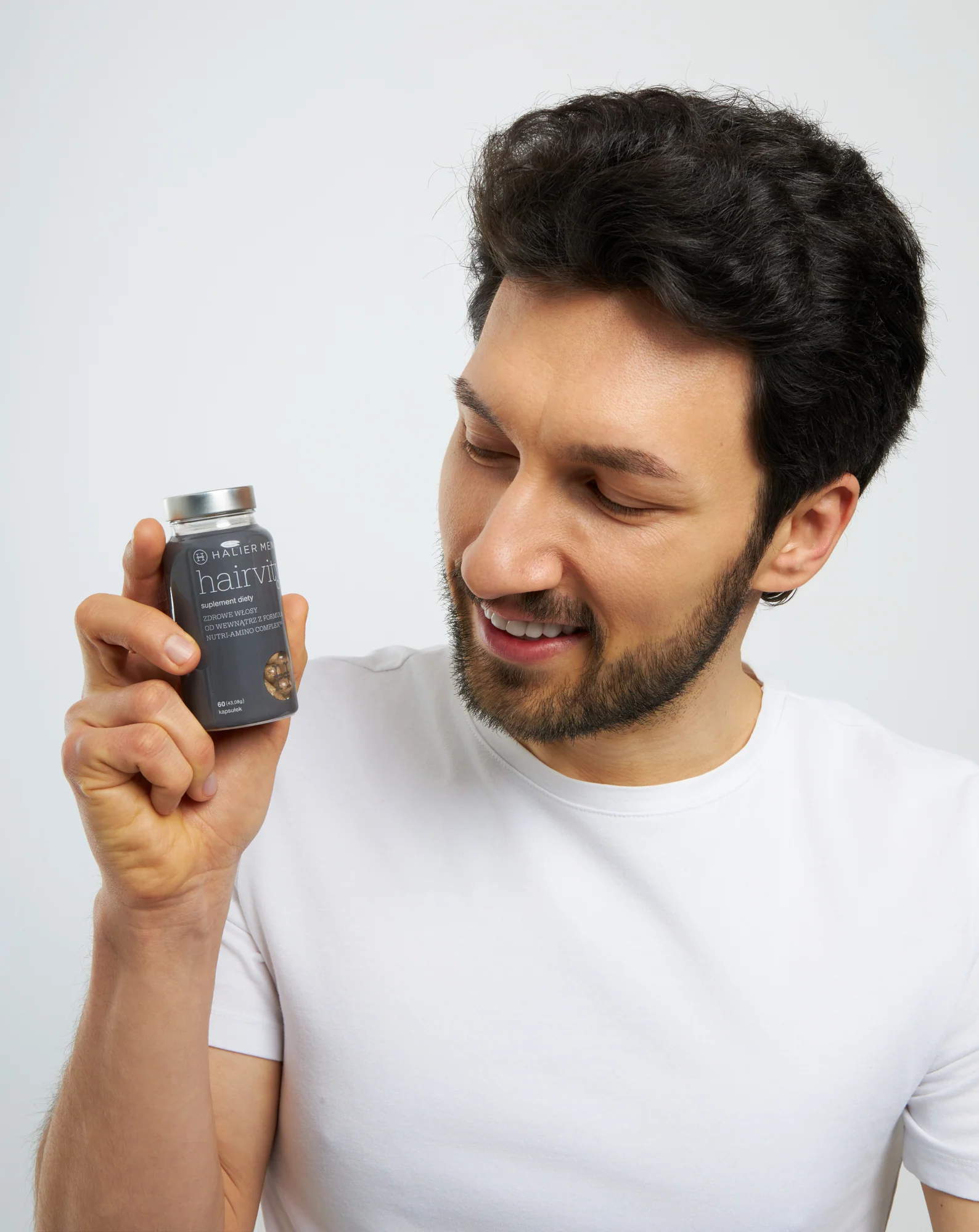 Tabletki na wypadanie włosów dla mężczyzn na łysienie Hairvity Men Halier 60 kapsułek - Image 3